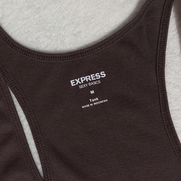 4 for $10 Express Sexy Basics Drk Brown Tank size M - Picture 8 of 8